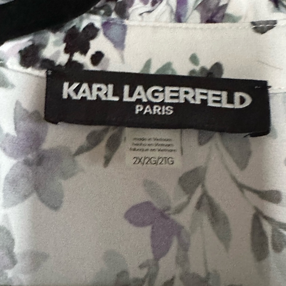 Karl Lagerfeld Floral Blouse